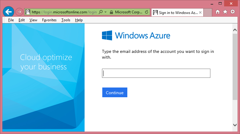 Azure Login